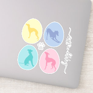Easter eggs Pastel Italian Greyhound Dog Lover Set