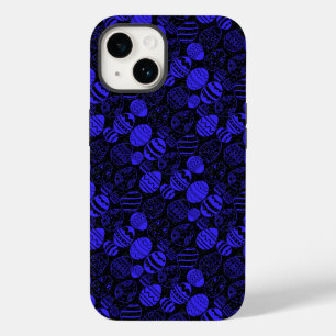 Easter Eggs Pattern 01.b Black BG Case-Mate iPhone 14 Case