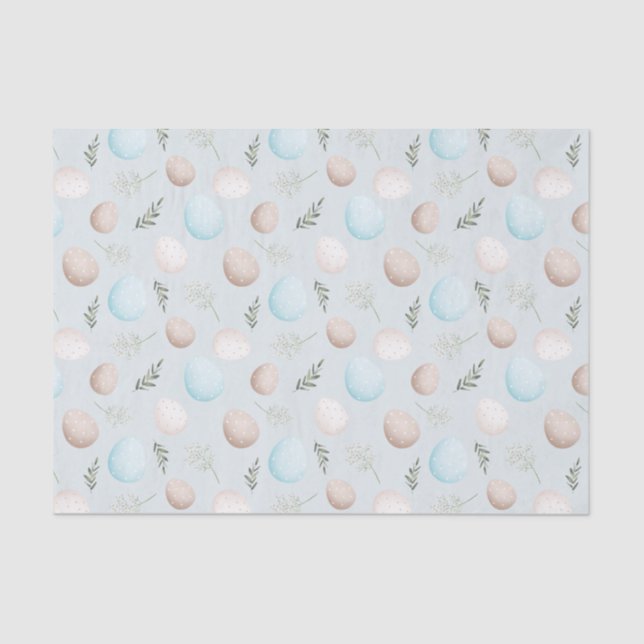 Easter Eggs Pattern Tissue Paper (Front)