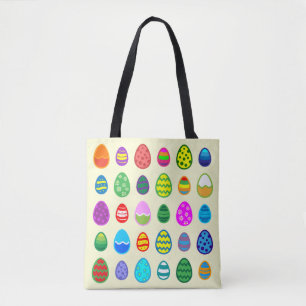 Easter Eggs Pattern Tote Bag