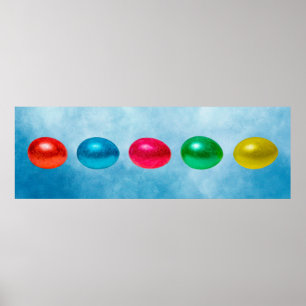 Easter eggs poster