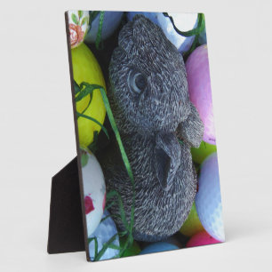 Easter Eggs, Rabbit Golf Balls Plaque