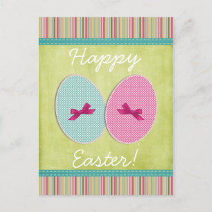 Easter eggs scrapbooking colourful holiday postcard
