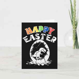 Easter Eggs T Rex Dino Boys Card
