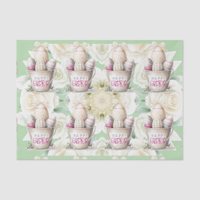Easter Eggs Tissue Paper (Front)