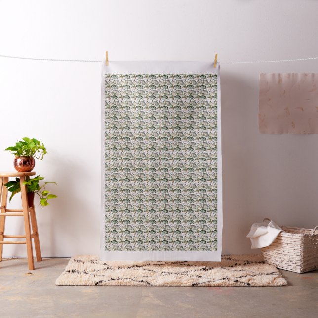 Easter eggs vintage nostalgic pattern fabric (In Situ)