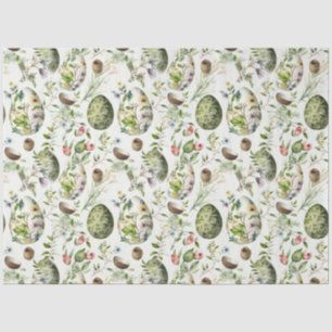 Easter eggs vintage nostalgic pattern No 11 Tissue Paper