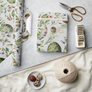 Easter eggs vintage nostalgic pattern No 11 Wrapping Paper