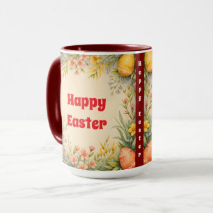 Easter Eggs Vintage Trendy Collection Mug