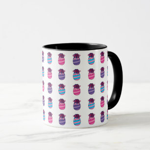 Easter Eggs with Flowers and Ribbon Mug