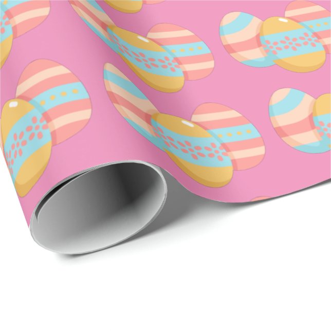Easter Eggs Wrapping Paper (Roll Corner)