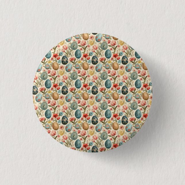 Easter Elegance  1 Inch Round Button (Front)
