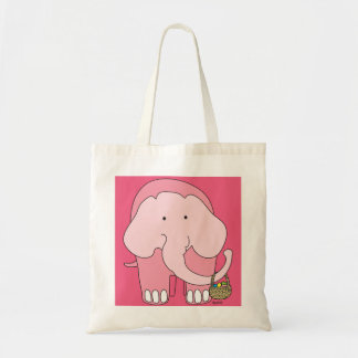 Easter Elephant Egg Basket Tote Bag