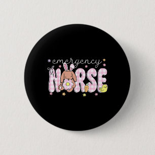Easter Emergency Department Nurse Practitioner 2 Inch Round Button