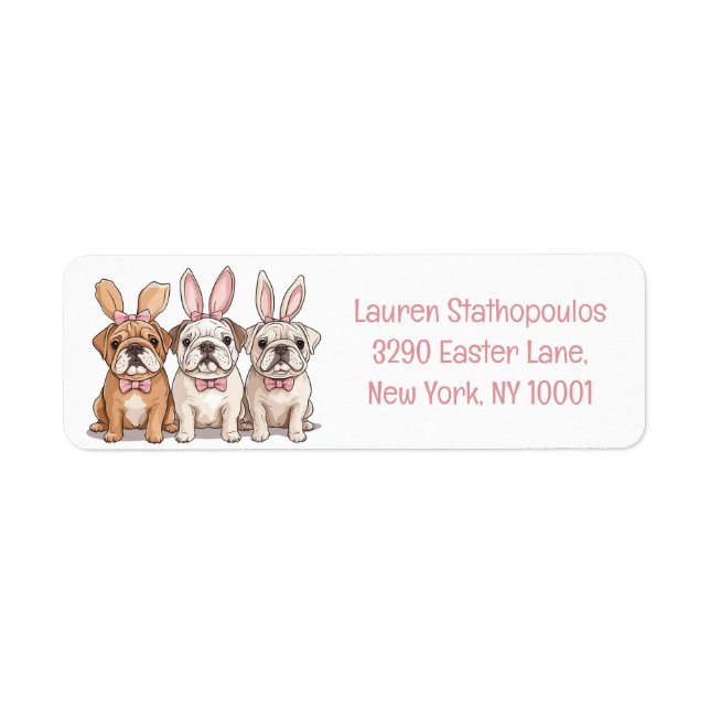 Easter English Bulldogs (Front)