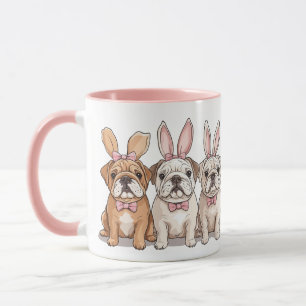 Easter English Bulldogs Mug
