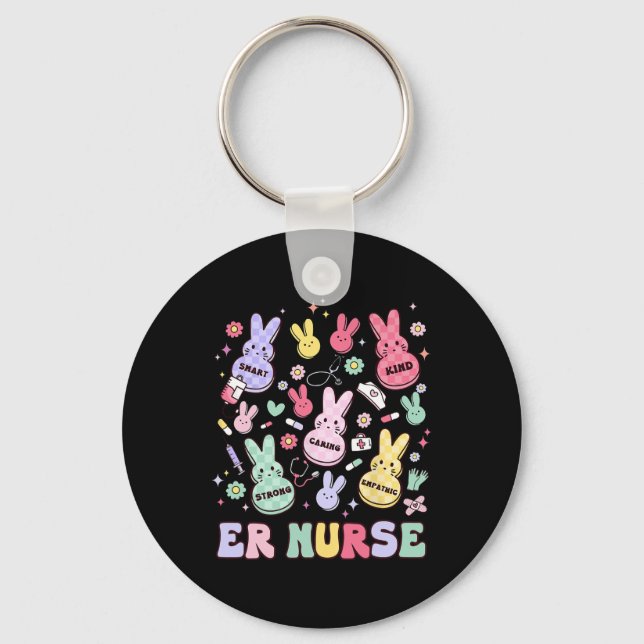 Easter Er Emergency Department Nurse Practitioner  Keychain (Front)
