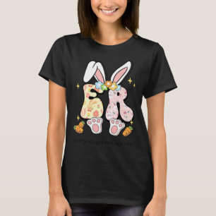 Easter ER Nurse Bunny Emergency Room Nurse Happy E T-Shirt