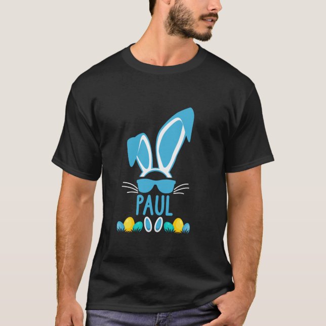 Easter Family Bunny Matching Easter Day Men Boys L T-Shirt (Front)