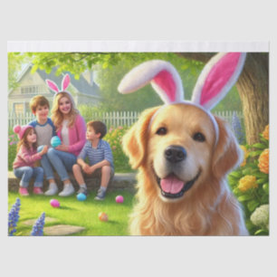 Easter Family Dog  Tissue Paper