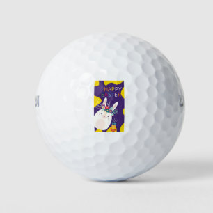 Easter Festival Theme cute bunny Design Golf Balls