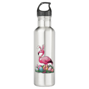 Easter Flamingo T-Shirt 710 Ml Water Bottle