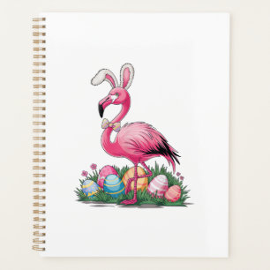 Easter Flamingo T-Shirt Planner
