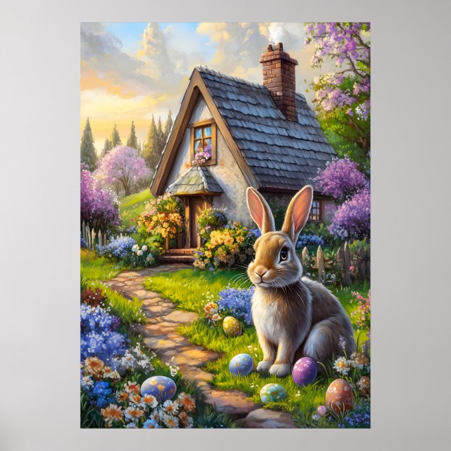 Easter Flower Garden Wall Art (Front)