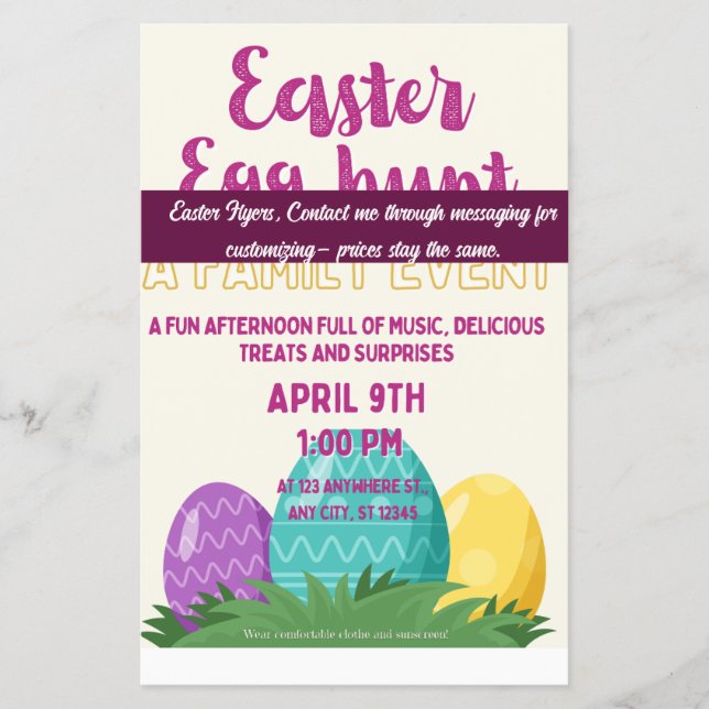 Easter Flyers (Front)