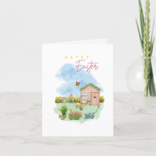 Easter Folded Holiday Card