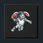 Easter Football Design For Boys Easter Bunny  Magnet<br><div class="desc">Easter Football Design For Boys Easter Bunny</div>