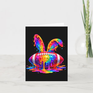 Easter Football Easter Bunny Boys Girls Happy Card