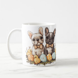 Easter French Bulldogs Coffee Mug