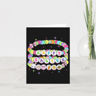 Easter Friendship Bracelet Bunny Easter Card