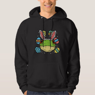 Easter Frog Bunny Face Eggs Animal Men Women Kids Hoodie