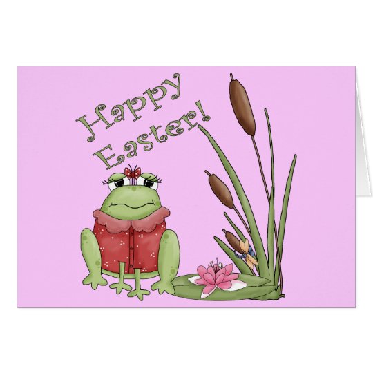 Easter Frog T shirts and Easter Gifts Card