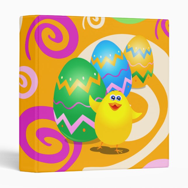 Easter funny chick, binder (Front/Spine)