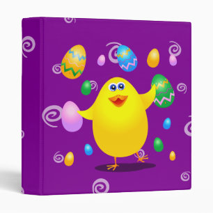 Easter funny chick, binder