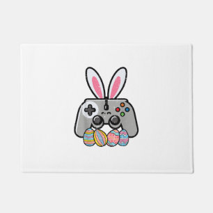 Easter Gaming Controller Bunny Ears Boys Kids Yout Doormat