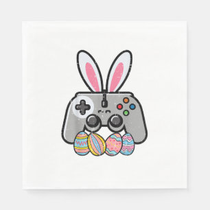 Easter Gaming Controller Bunny Ears Boys Kids Yout Napkin