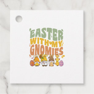 Easter Garden Gnome Egg Hunt Favour Tags