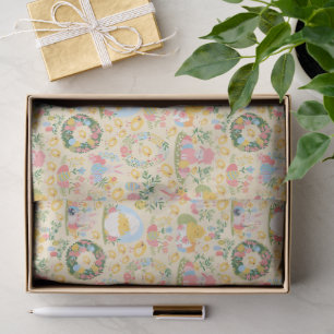 Easter Garden Yellow Spring Tissue Paper