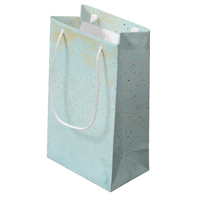 Easter Gift Bag with Floral Cross – Personalized (Back Angled)