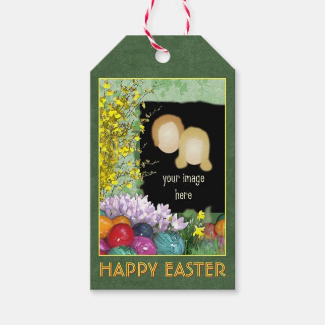 Easter Gift Tag with your Photo (Front)