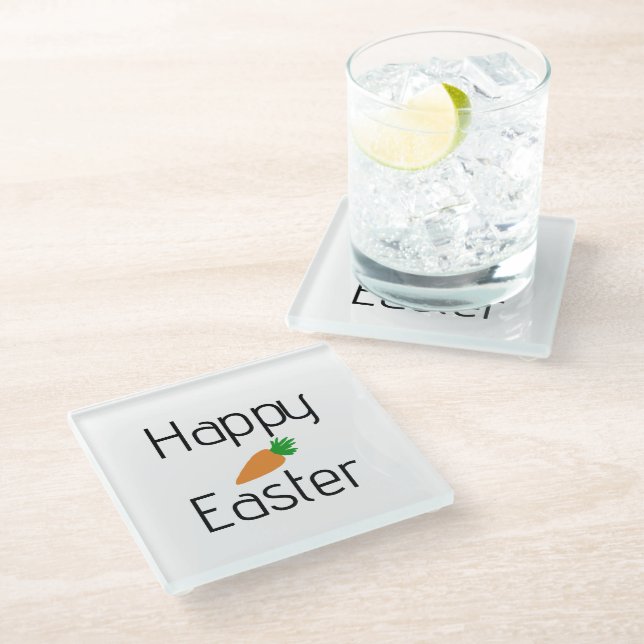 Easter Glass Coaster (Angled)