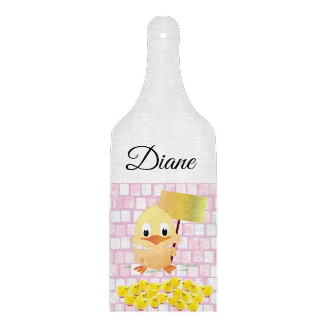 Easter Glass Cutting Board (Front)