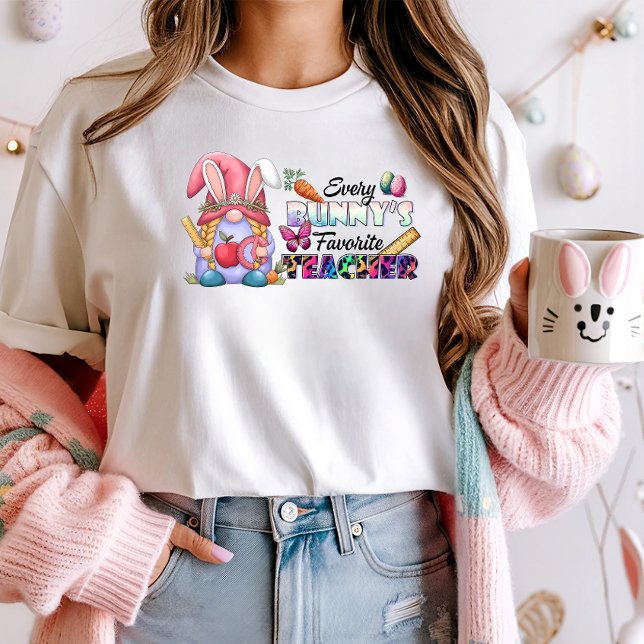 Easter Gnome Teacher  T-Shirt (Creator Uploaded)