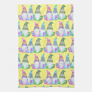 EASTER GNOMES KITCHEN TOWEL
