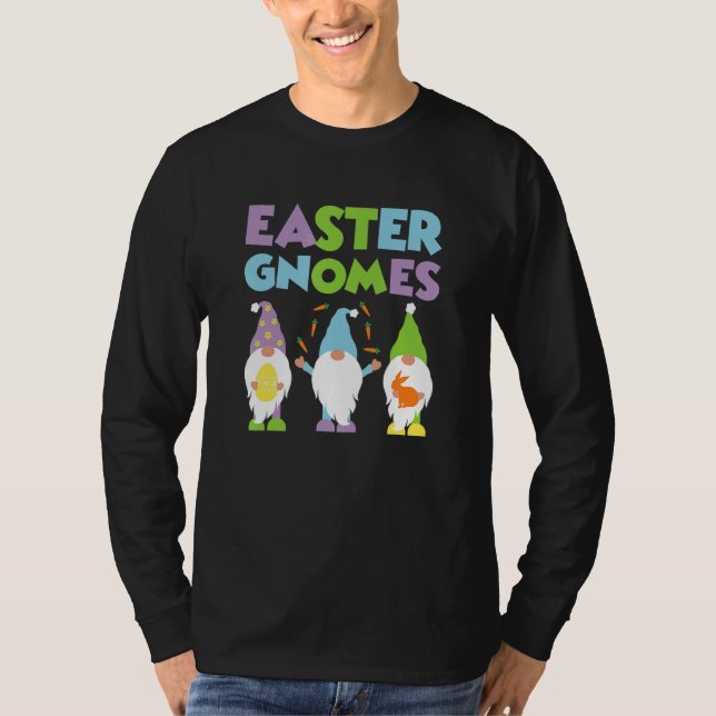 Easter Gnomes Rabbit Easter Egg Happy Easter Day G T-Shirt (Front)