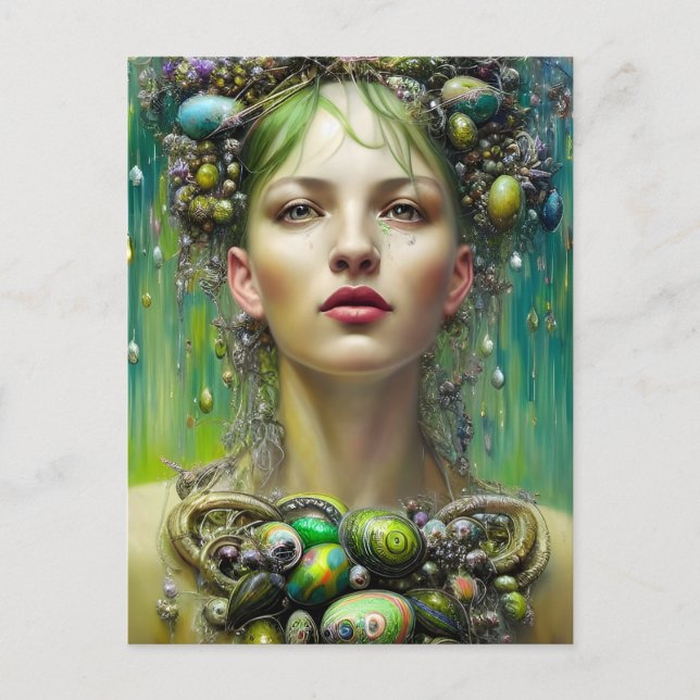 Easter Goddess Postcard (Front)